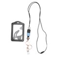 thumbnail image 2 of Lanière Réglable en Silicone Transparent avec Perles et Porte-Clés Multi-Usage pour Entreprises Salons Professionnels, 2 of 7