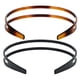 thumbnail image 1 of Duehut Diadema 2 Piezas Diademas con Peine de Dientes Diademas de Plástico de Doble Fila Diadema de Plástico Duro para Mujer Accesorio de Aro para el Cabello Antideslizante para Decoraciones para el C, 1 of 5