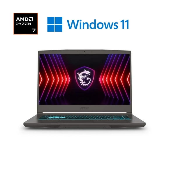 MSI Thin A15 B7VE-051CA 15.6" 144Hz Gaming Laptop AMD Ryzen R7 7735HS RTX 4050 32GB 1TB NVMe SSD Win11