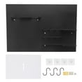 thumbnail image 1 of Estante de pared para herramientas de café, de hierro, ahorra espacio, con asa para almacenar café y accesorios de instalación, color negro, 1 of 14