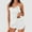 White, variant on JIANJIA Womens Pajama Sets Solid Color Silk Satin V Neck Spaghetti Strap Sexy Camisole Tops With Shorts Two Piece Sleepwear Nightwear
