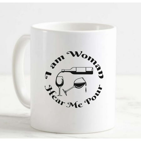 

Coffee Mug Pour Wine Women Power Wine White Coffee Mug Funny Gifts Cup