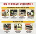 thumbnail image 5 of 3/8" - 1/2" Torque Drive Load Binder with Heavy-Duty Grab Hooks 9,200 lbs WLL - Tie Down Hauling Chain Speed Binders for Flatbed Truck Trailer, 5 of 12