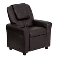 thumbnail image 2 of Flash Furniture Kids Standard Vinyl Recliner with Cupholder, Multiple Colors, 2 of 3