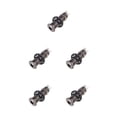 thumbnail image 1 of ZheElen Professional Stereo Output Threaded Output Lightweight 1/4 Inch Input Tube Style Anti-noisy Exquisite Socket Plug Black 5Set, 1 of 6