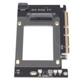 thumbnail image 3 of Tarjeta adaptadora JEYI PCIE X16 a U.2 SFF‑8639 a SSD SATA3.0 Tarjeta de expansión autoalimentada de doble puerto, 3 of 8