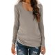 thumbnail image 3 of RKSTN Long Sleeve Shirts for Women Oversized Crewneck Slim Base Layer T Shirt Top Womens Casual Solid Plus Size Round Neck Loose Fits Comfy Cozy Basic Tee Shirt Fall Spring Clothes, 3 of 10