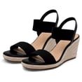 thumbnail image 2 of Sandalias Plataforma Elegantes para Mujer Cuña Cómodas Fiestas Y, 2 of 8
