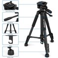 thumbnail image 2 of Andoer Travel Tripod 57" Lightweight Compact Aluminum Portable Folding..., 2 of 9