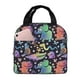 thumbnail image 1 of Easygdp Colorful Animals Bolsa Térmica Premium - Tela Oxford Impermeable, Gran Capacidad, Bolsillo Frontal, Unisex para Trabajo, Escuela, Actividades al Aire Libre y Picnics, 1 of 8