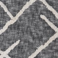 thumbnail image 7 of Laddha Home Designs Tufted Geometric Diamond Throw Blanket - 96" x 108" - Black and Cream, 7 of 7