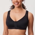 thumbnail image 2 of DELIMIRA Women's Front Closure Posture Wireless Full Coverage Bra Plus Size, 2 of 8