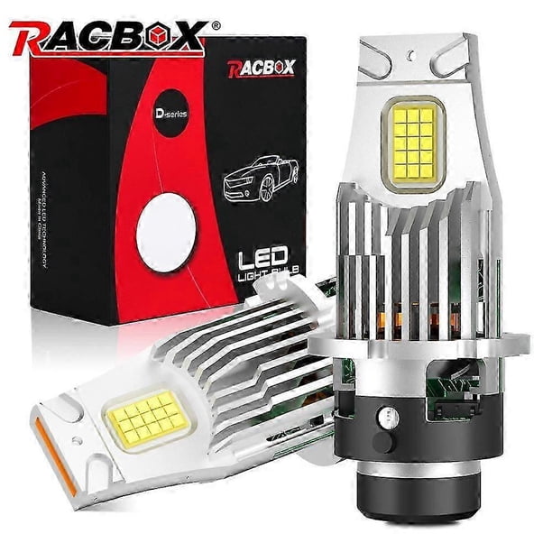 D2S D4S 1:1 LED Headlights Bulbs HID CANBUS D2R D4R D2C D4C Replaceable Kit Xeon LED 20000LM 100W Two sided 9570 Large led Chip