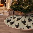 thumbnail image 5 of Fotbe Cute Black Dog Pattern Christmas Tree Skirt, Tree Skirts Plush Christmas Decorations, Christmas Tree Skirts Xmas Decorations Holiday Party Decor-36", 5 of 6