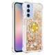 thumbnail image 2 of Funda para Samsung Galaxy A25 5G con Brillo Líquido Flotante, Purpurina, Parachoques y Anillo Giratorio Soporte, 2 of 5