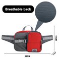 thumbnail image 2 of Nylon kettle purse outdoor sports mountaineering leisure large capacity backpacks bag. - red, 2 of 5