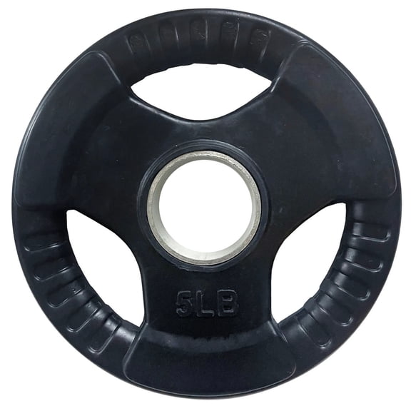 Champion Sports J-RBP5 5 lbs Rubber Bumper Plate