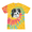 Aurora, variant on Wild Bobby, Border Collie Dog Lover Pet Owner Animal Lover Tie-Dye T-Shirt