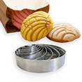 thumbnail image 3 of Cortador de conchas profesional de acero inoxidable para auténtico pan dulce mexicano, 3 of 7