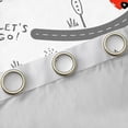 thumbnail image 4 of Homewish Colorful Cartoon Car Curtains Pack of 2 (42x84 Each),Modern City Road Curtains Blackout,White Gray Bedroom Curtains For Boys Kids,Super Cozy Room Decor, 4 of 6