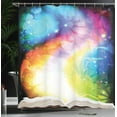 thumbnail image 4 of Ambesonne Floral Shower Curtain, Book Rainbow, 69"Wx70"L, Multicolor, 4 of 5