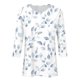 thumbnail image 3 of 3/4 Manga Túnica Tops para las Mujeres Impreso Cuello Redondo Suelto Casual Blusa Estiramiento Suave, 3/4 Manga Casual Tops para las Mujeres, 3 of 4