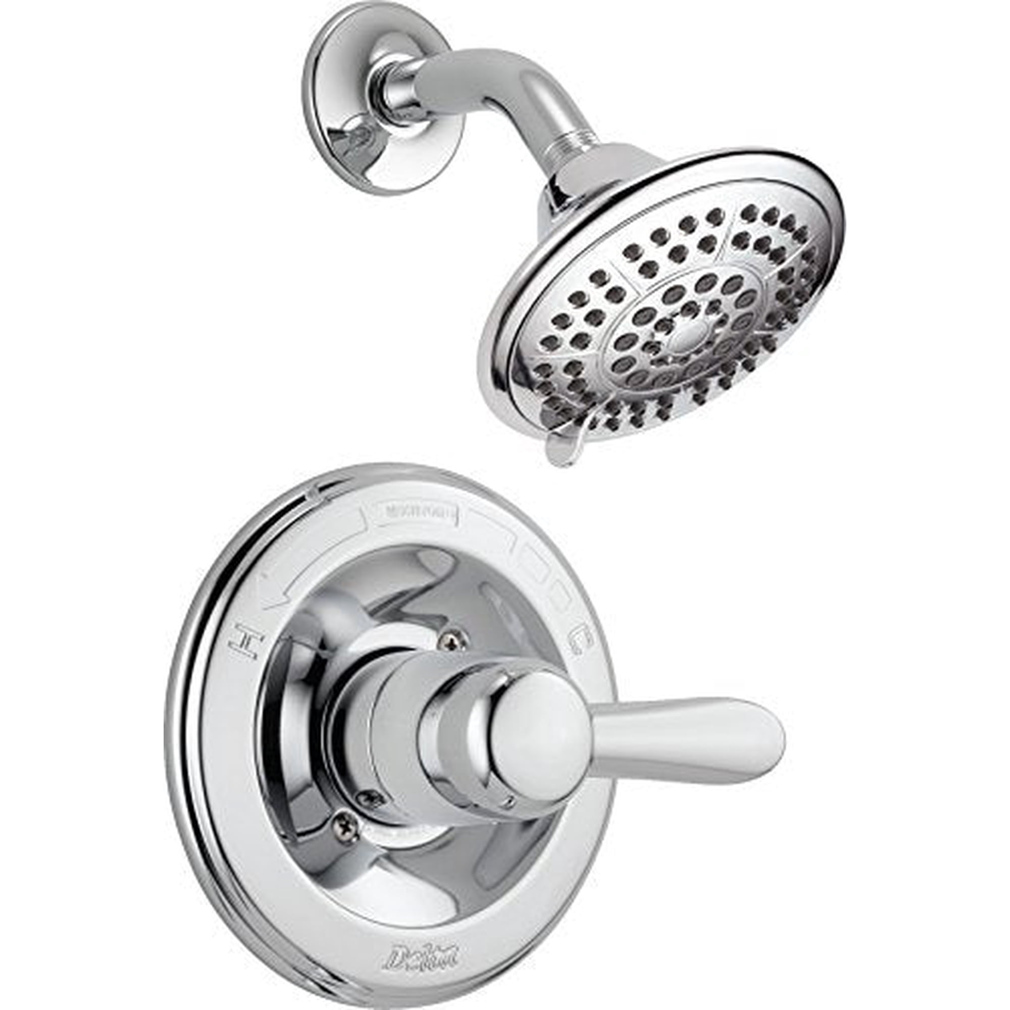 Delta Lahara 14 Series Tub & Shower Trim Kit - 5-Spray Touch-Clean Head, Champagne Bronze