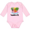thumbnail image 3 of Inktastic Naples Florida Beach Vacation Boys or Girls Long Sleeve Baby Bodysuit, 3 of 5
