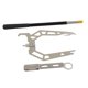 thumbnail image 3 of Boat Hook Threader, U Type Metal Safe Retractable Boat Hook Threader Professional 360 Degree Rotation For Docking ANGGREK Otros, 3 of 8