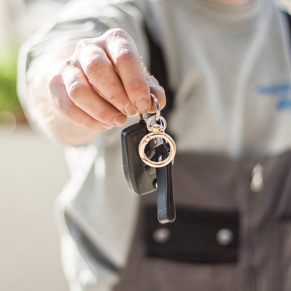 WASHWEPE 12Pcs Round Buckle for Purses Oval Snap Clip Keychain 1.49X0.98X0.12In