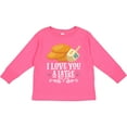thumbnail image 3 of Inktastic Hanukkah Funny Latke Girls Long Sleeve Toddler T-Shirt, 3 of 5