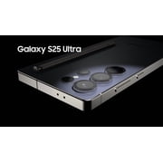 Samsung Galaxy S25 Ultra SM-S938B/DS 256GB Unlocked Android Cell Phone with 200MP Camera, Titanium Black