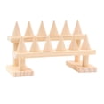 thumbnail image 1 of Expositor de s de madera para almacenamiento de joyería de boda de cajón, madera sin pintar, duradero 2 niveles jinwen Pantalla de anillo de dedo, 1 of 8