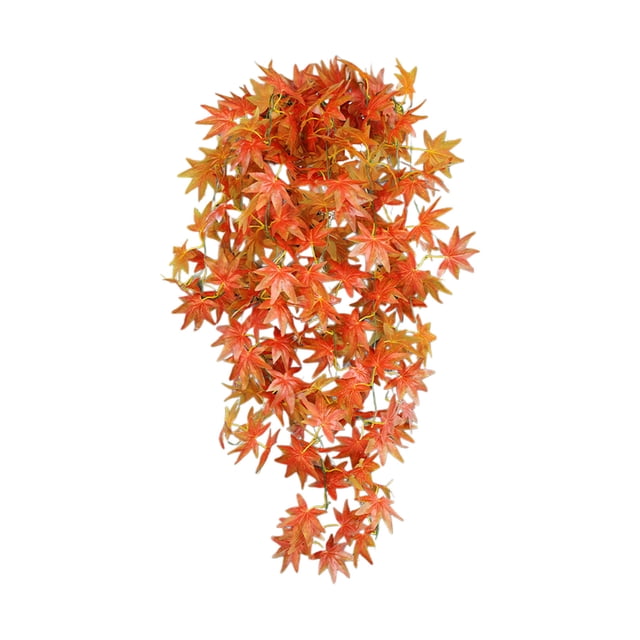 Thanksgiving Wall Decorations Thanksgiving Maple Leaf Tree Hanging Simulation Decoration Green Plant Wall Hanging Simulation Pentagonal Maple Leaf Wall Hangingthanksgiving Tree Decorations