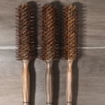 thumbnail image 3 of Round Boar and Nylon Bristle Brush Styling Hairbrush for Blow Drying and Curling Short Thin Fine Hair, 3 of 20