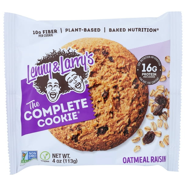 Lenny And Larry'S The Complete Cookie Oatmeal Raisin, 4 Oz Walmart