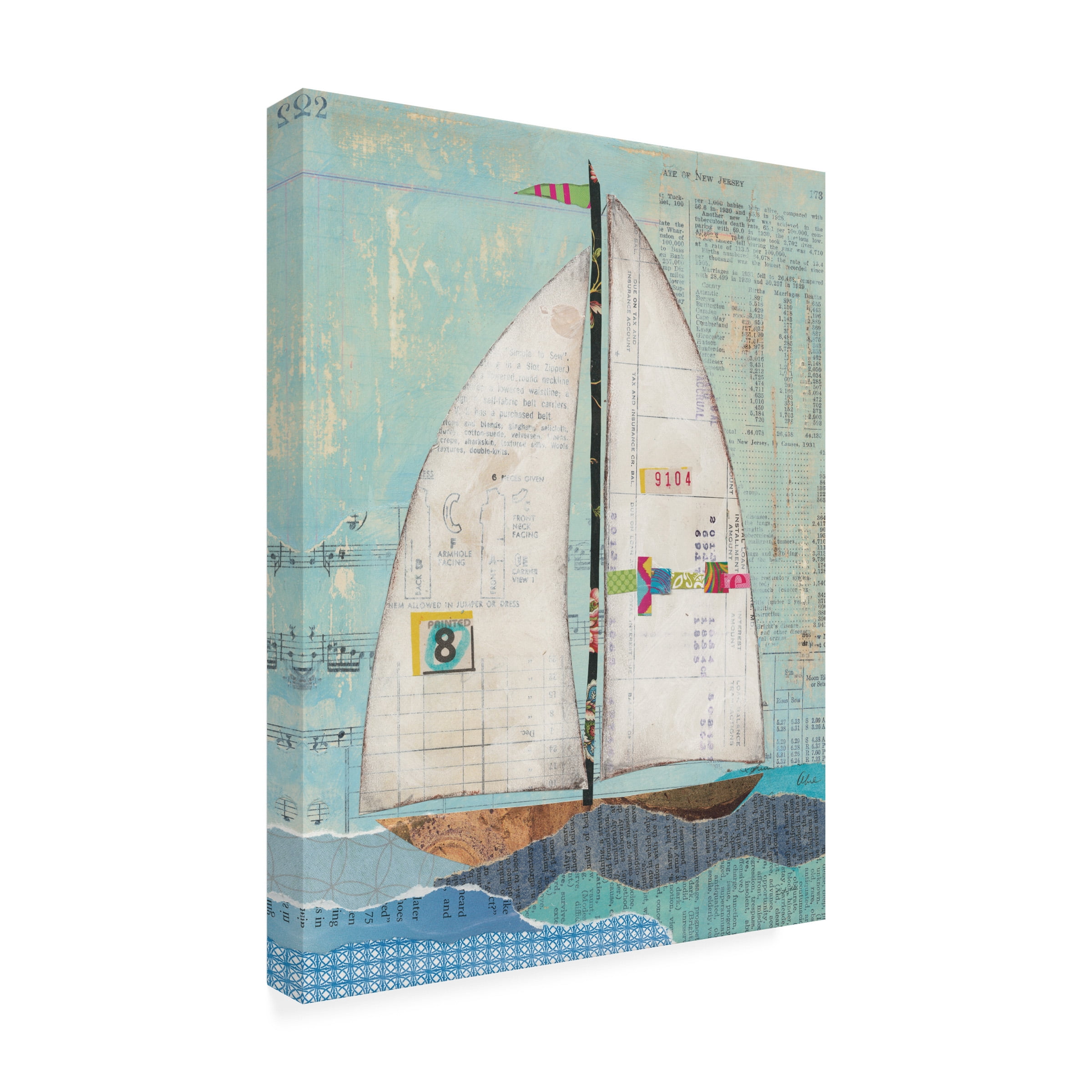 Courtney Prahl 'At The Regatta I' Canvas Art