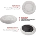 thumbnail image 4 of Calming Donut Dog Bed es Round Fluffy for Large Dogs -Anxiety Plush Machine Washable ( Large), 4 of 8