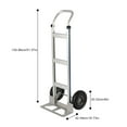 thumbnail image 2 of Miumaeov Hand Truck 400/500 Lbs Dolly Cart Heavy Duty Steel Hand Cart with Telescoping Handle Rolling Hand Truck with Wheels for Warehouse Supermarket, 2 of 11