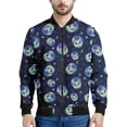 thumbnail image 3 of Chaqueta con cremallera y estampado 3D de astronauta espacial para hombre, chaqueta informal de calle, sudadera con cremallera y manga larga, 3 of 5