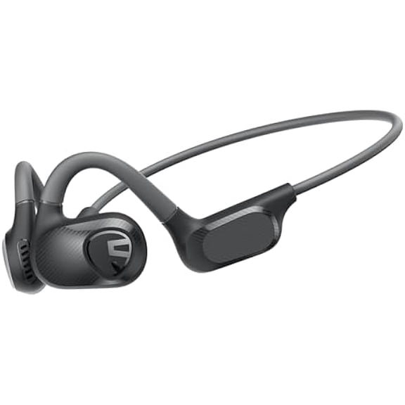 RunFree Lite2 Open Ear Headphones Bluetooth 5.3 Air Conduction Wireless Headphones Sport Earbuds with Enhanced Bass, Dual-Mic Call Noise Reduction Earphones for Cycling