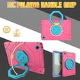 thumbnail image 3 of Dteck for Samsung Galaxy Tab A9 Plus Case 11 Inch, 360 Rotating Stand Cute Kids-Friendly Case for Galaxy Tab A9+ Tablet 2023 (SM-210/X216/X218),Rose Blue, 3 of 4