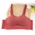 thumbnail image 4 of Yijfswar Wireless Bra for Women Push Up Padded Bralette V-Neck, Wide Straps, Soft Comfortable Bralettes, Size 36, 4 of 5