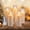 White-0, variant on Flameless Candles 4" 5" 6" Acrylic Glass Pillars 3" Diameter Battery Operated Flickering Candles Include Remote With 24Hour Timer Function 400+ Hours By 2 AA Batteries