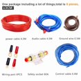 thumbnail image 2 of OPAL- All In 1 8Ga Car Audio Cable Kit Amp Amplifier Install Wire Max 1500W Usa, 2 of 6