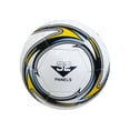 thumbnail image 1 of Decodeary Size 5 Soccer Ball Machine Stitched Panels For Added Durability Rubber Bladder White yellow, 1 of 6