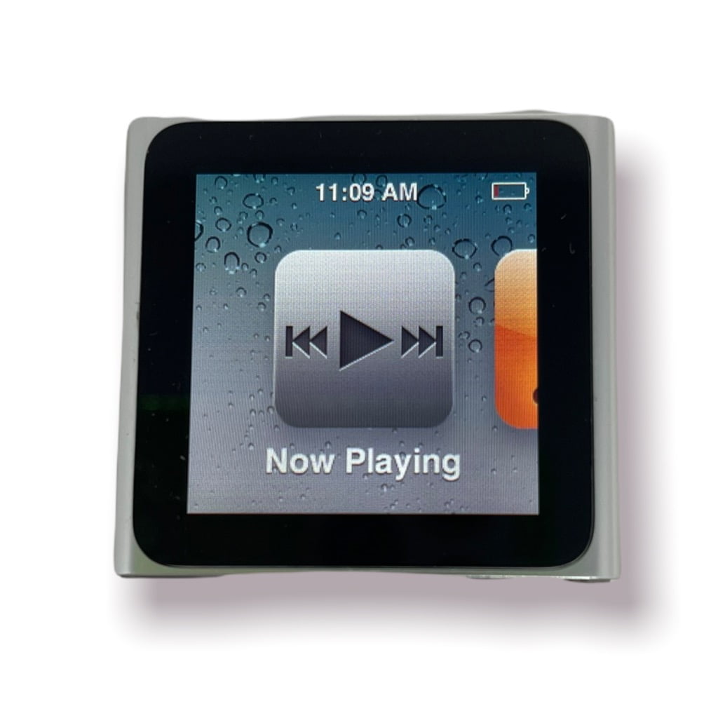 Apple iPod Nano 6th 8GB Silver | MP3 Music Player | Used New - Walmart.com