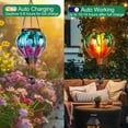 thumbnail image 3 of Hummingbird Solar Hot Air Balloon Lantern,Outdoor Decor with Flame Lights Waterproof, Hanging for Garden Yard Lawn Patio Unique Gifts for Women Mom Grandma Gardener, 3 of 6