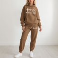 thumbnail image 2 of Womens 2 Piece Outfits - Long Sleeve Hoodie With Sweatpants Matching Sets Women Clothing Fall Fall Lounge Sets for Women, 2 of 4