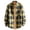 Yellow, variant on Men's Sherpa Lined Flannel Shirt Jacket, Soft Long Sleeve Rugged Plaid Button up Jacket